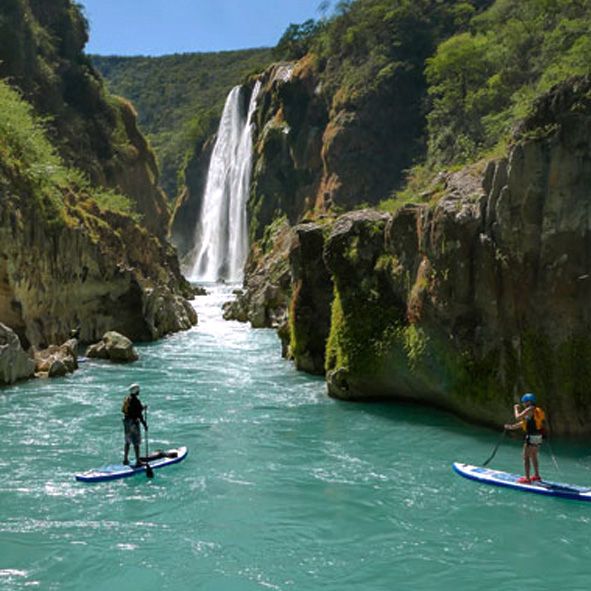 Practicar SUP en la Huasteca Potosina